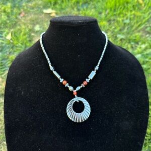 Hematite and Carnelian Necklace